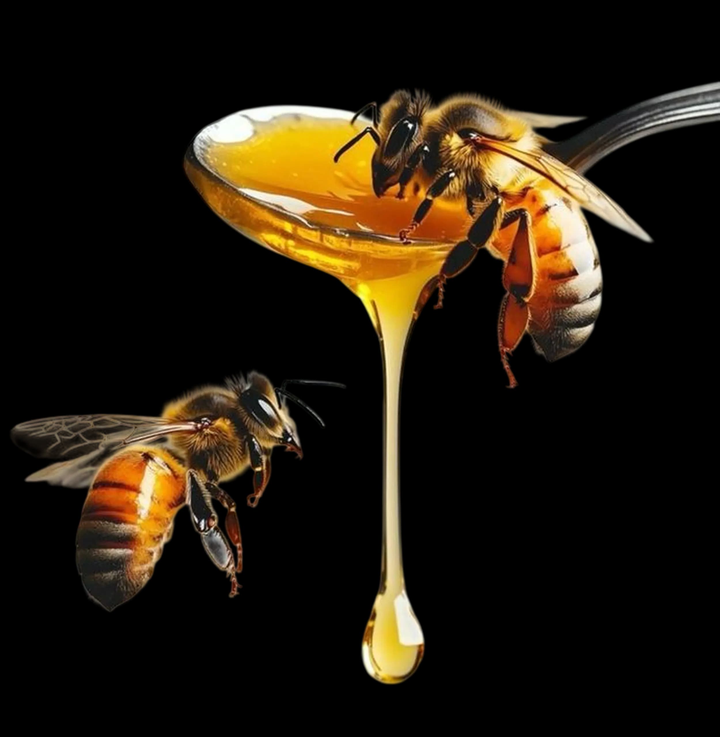 Two Honey bee